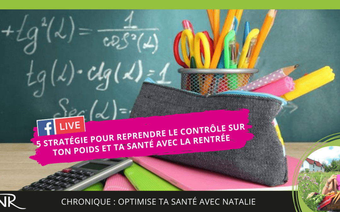 5 conseils pour rependre le contrôle sur notre poids et notre santé