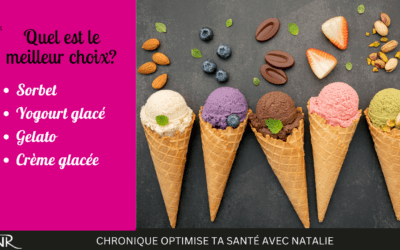 Sorbet, gelato, yogourt glacé, crème glacée… Lequel choisir?